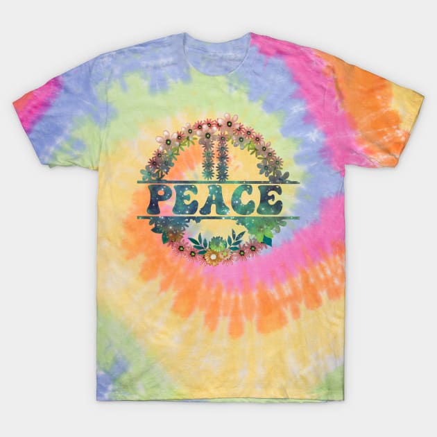 Peace Wreath T-Shirt by starwilliams